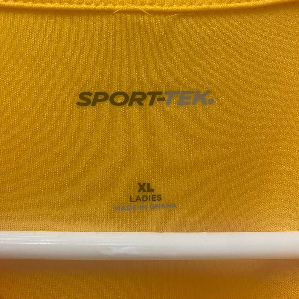 Sport Tek-XL-V neck-Polo-Golden yellow - Picture 3 of 3
